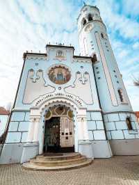Admiring the Beauty of the Church of St Elizabeth