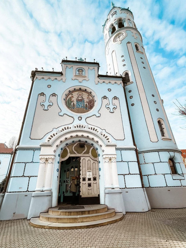 Admiring the Beauty of the Church of St Elizabeth