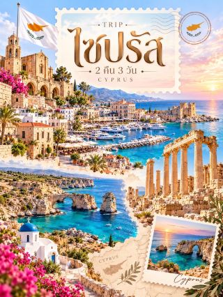 ไซปรัส 🇨🇾 เกาะแห่งมนต์เสน่ห์กลางทะเลเมดิเตอร์เรเนียน ที่รวมทั้งประวัติศาสตร์ ธรรมชาติ 