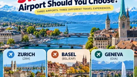 Which Switzerland Airport Should You Fly Into? Ultimate Guide to Zurich, Basel or Geneva ✈️🇨🇭 — traveler post in Chur