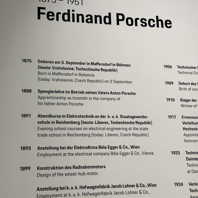 Too posh to be in a Porsche Museum! 