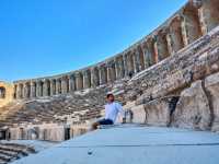 Ancient Roman theatre : Aspendos