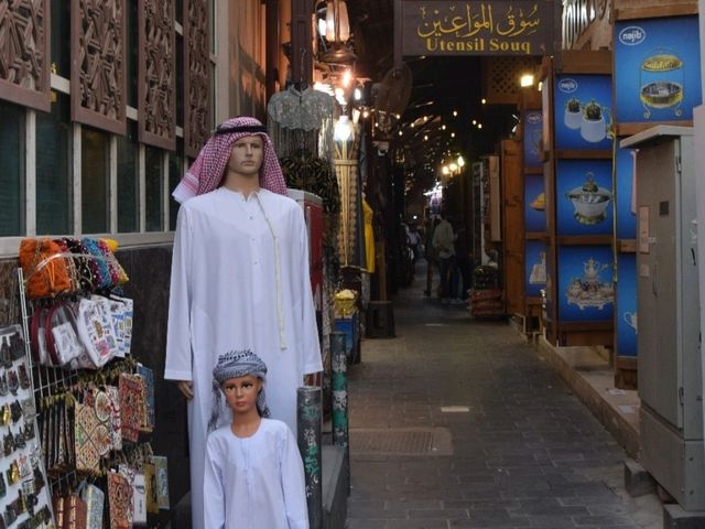 The vibrant atmosphere of Bur Dubai Souk