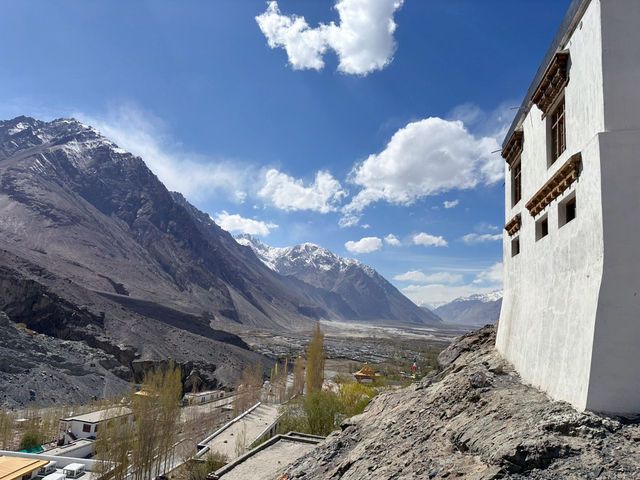 Buddhist Monastery lost high in mountains 