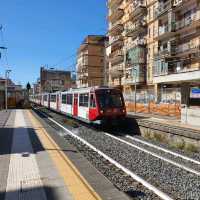 My favorite route: Naples - Ercolano - Pompeii by train