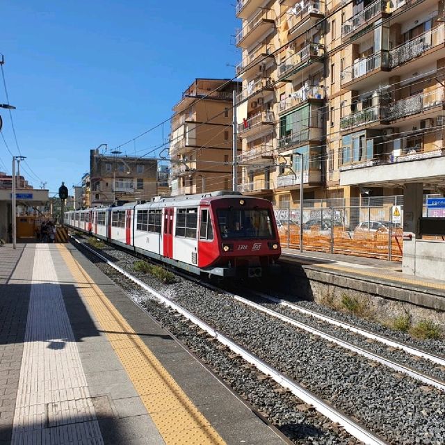 My favorite route: Naples - Ercolano - Pompeii by train