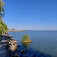 Beautiful Promenade in Siófok Day and Night