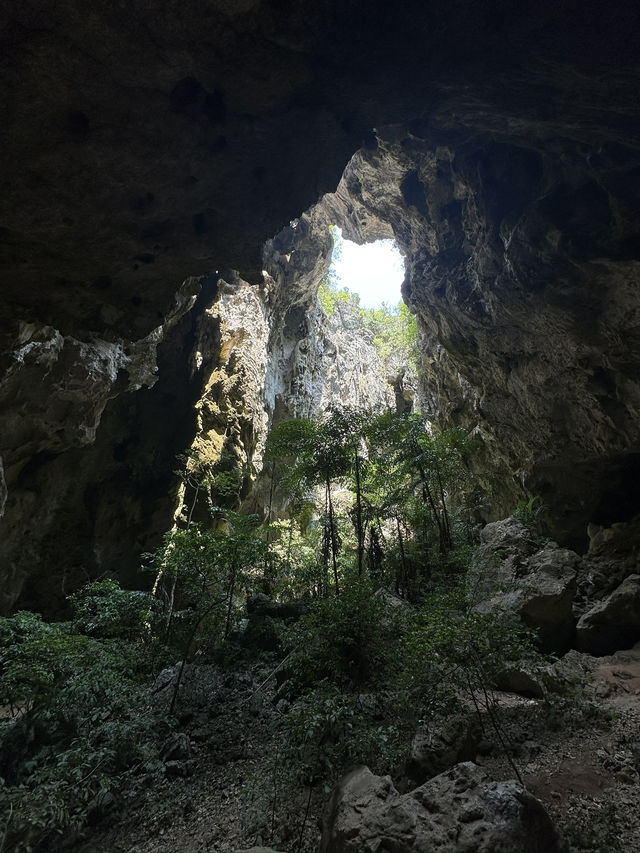 One of stunning caves in Thailand