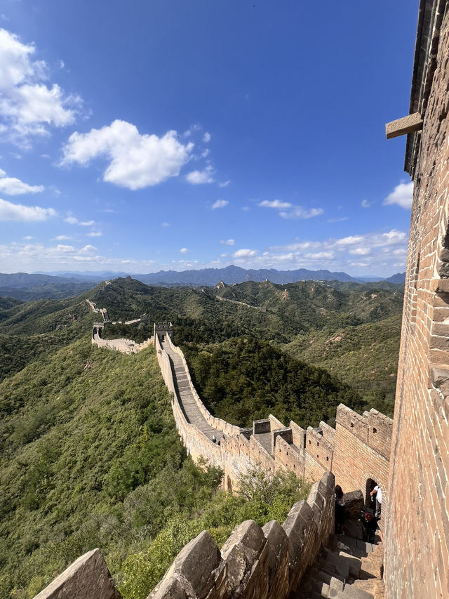 One of the seven wonders of the new world: the Great Wall of China - Jinshaling Edition
