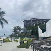 看到海景笑哈哈！汕尾希尔顿酒店，美丽的海景