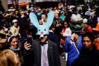 New York Easter Bonnet Parade: Who has the most extravagant hat?