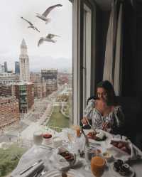 Unexpected Breakfast Guests at Boston Harbor Hotel