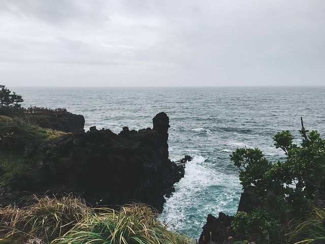 遊濟州🇰🇷大浦海岸柱狀節理帶
