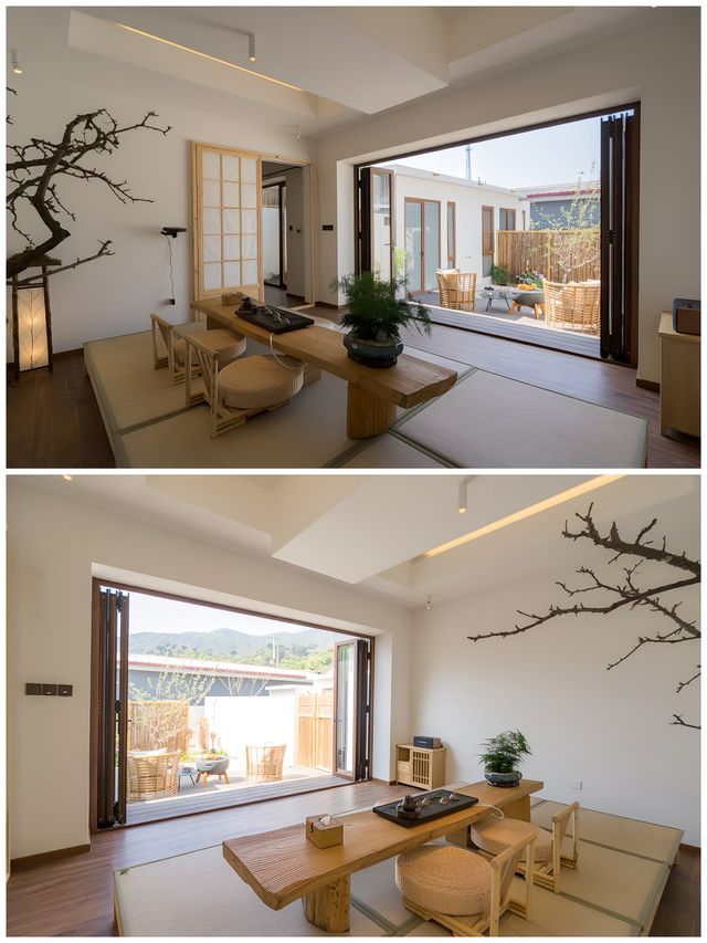 今天臨時空出兩居私湯小院，美呆了