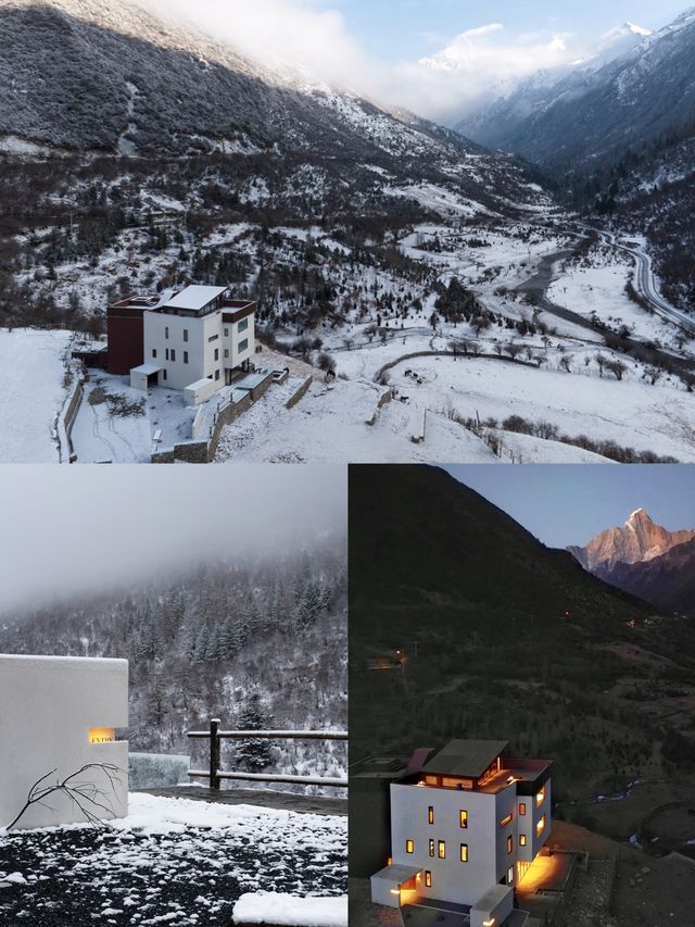 冬天的川西比想像中更美！住雪山觀景別墅