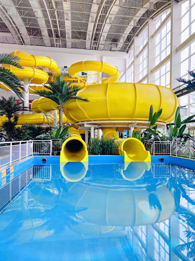 An ideal destination for summer weekends! A water park where both adults and children can enjoy!