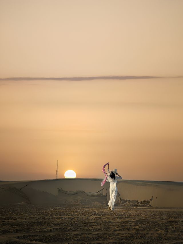 我在卡達爾拍了一組沙漠大片！