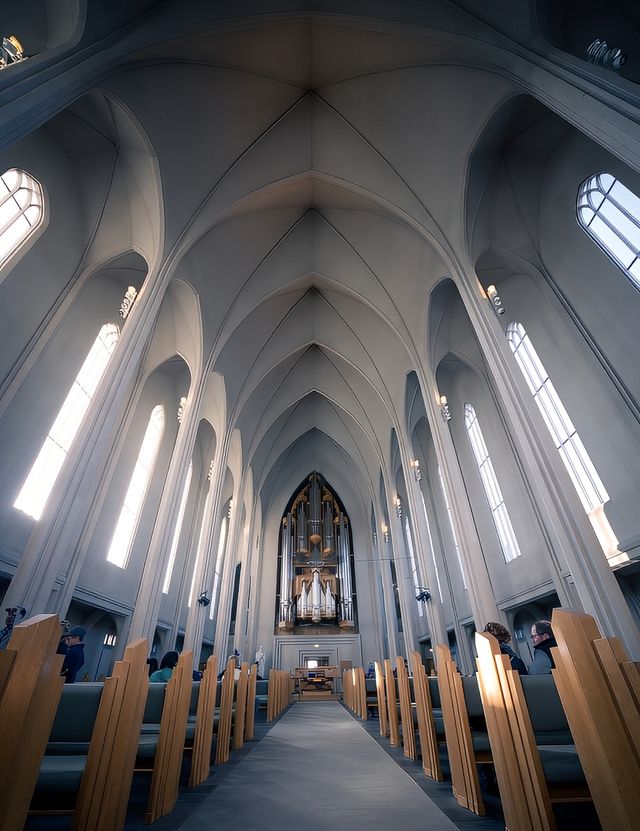 神奇建築雷克雅未克教堂內部大探秘