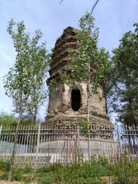 涿州•永安寺塔，少見未大修保持原樣的遼塔