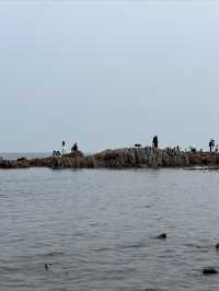 青島第二海水浴場，海邊的寶藏之地。