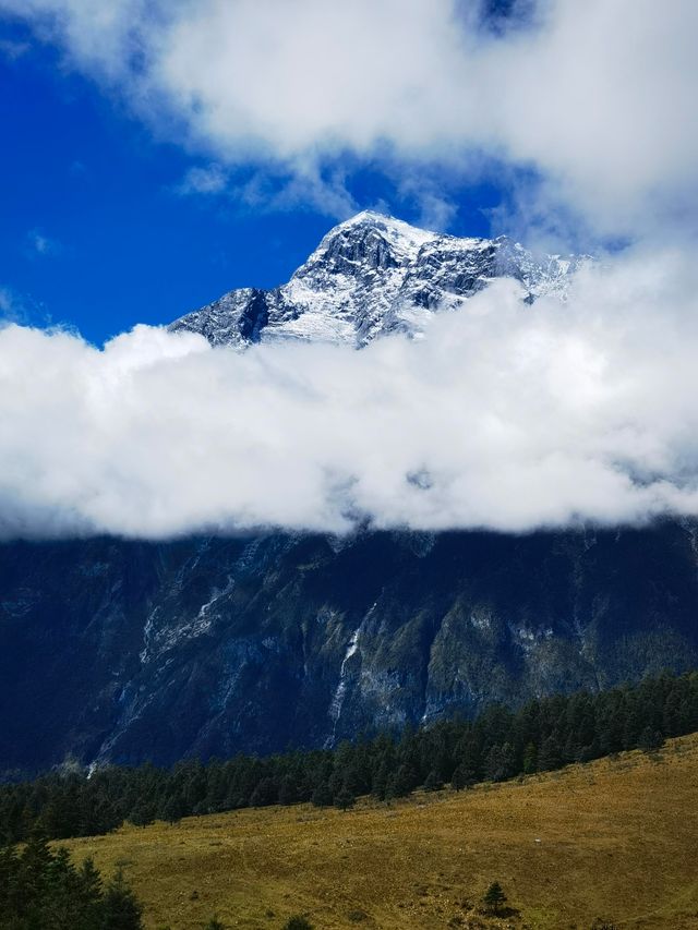 麗江下雪啦玉龍雪山。