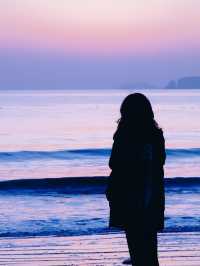 浪漫的具象化陪你一起看海上日出