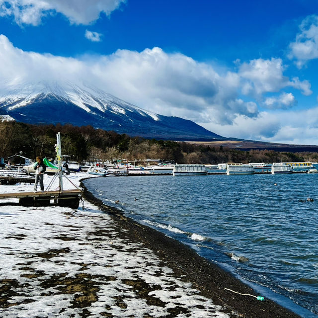東京周邊靚景@富士山中湖😝
