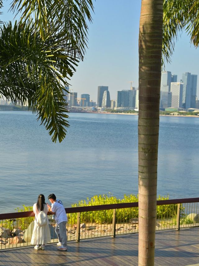 去前海石公園，提前感受深圳的夏天
