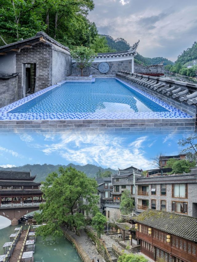 鳳凰古城必住榜呢間江景民宿體驗感直接爆燈