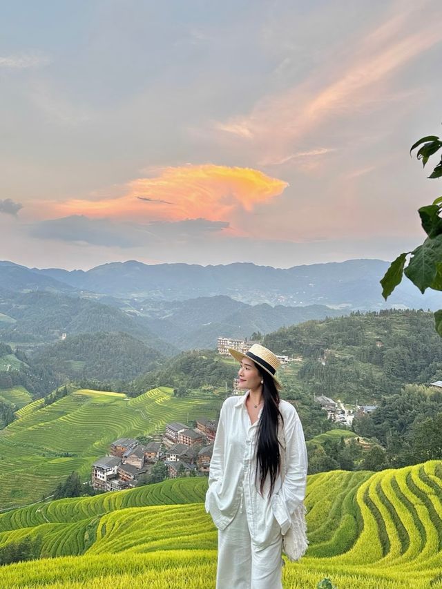 桂林龍脊梯田｜被這幾個機位美哭！隨手拍都是大片