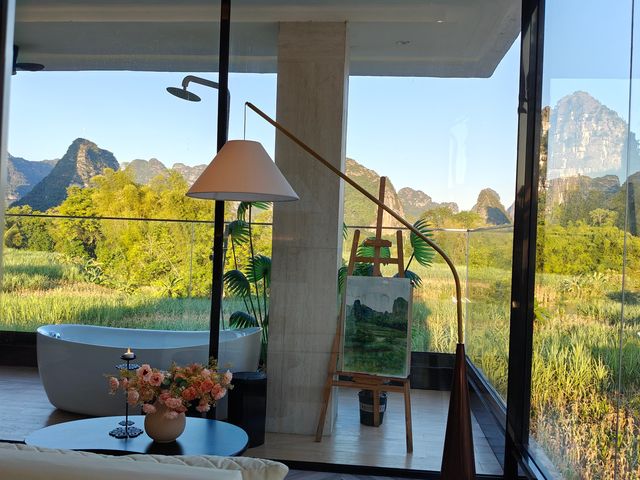 棲於明仕聚寶盆,一窗山水一窗福 推開門,喀斯特的青黛便撞進眼底——「畫山雲野Scenic山水度假 棲於明仕聚寶盆,一窗山水一窗福 推開門,喀斯特的青黛便撞進眼底——「畫山雲野Scenic山水度假