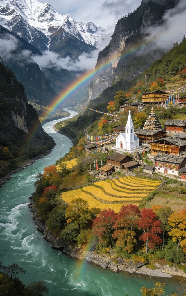 彩虹下的第一灣絕景