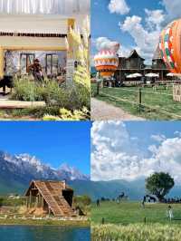 🏔️ 玉龍雪山腳下絕美🏔免費拍照打卡的牧場!