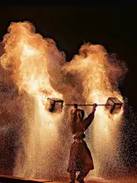 12.25到長春萬達茂看火壺表演和室內滑雪