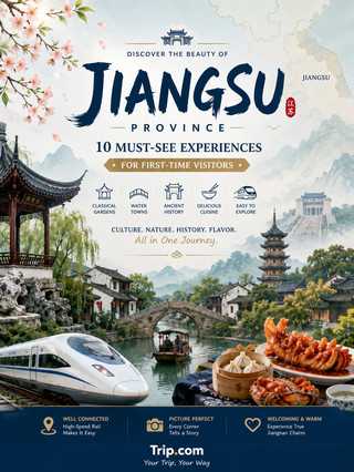 🇨🇳 江蘇省:10個初次造訪遊客不容錯過的精彩體驗! 🌸🏯🚄