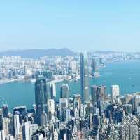 大年初一，晴空萬里，行大運，港島徑！