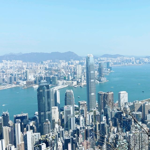 大年初一，晴空萬里，行大運，港島徑！