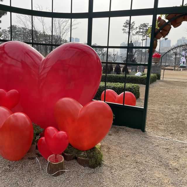 겨울한정 평화로운 샤롯데가든 회전목마🎠