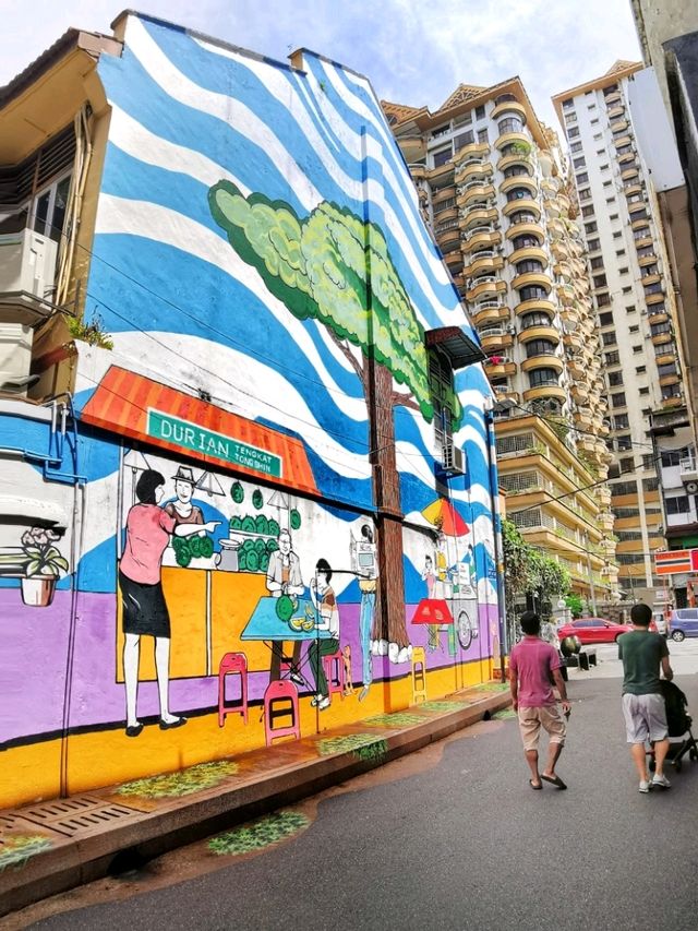 Colourful alleys in Bukit Bintang!