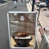 Hamburg steak Yoshi in Harajuku Tokyo 