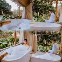 ที่พักริมลำธาร ท่ามกลางหุบเขา บ่อเกลือน่าน