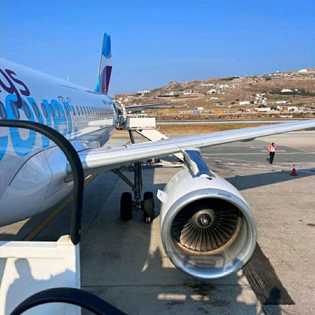 MYKONOS AIRPORT - SMALL BUT EFFICIENT!