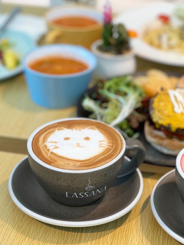 拉花超靚靚嘅cafe ❤️