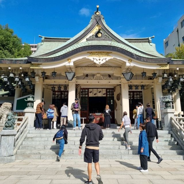 Namba Yasaka Shrine In Osaka