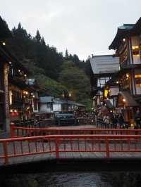 Autumn in Ginzan onsen, Yamagata