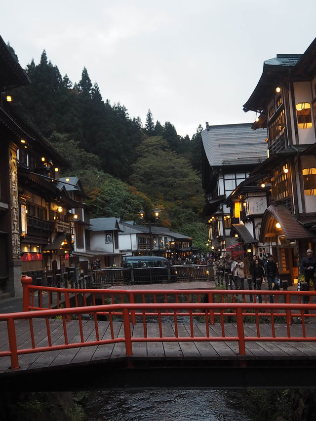 Autumn in Ginzan onsen, Yamagata