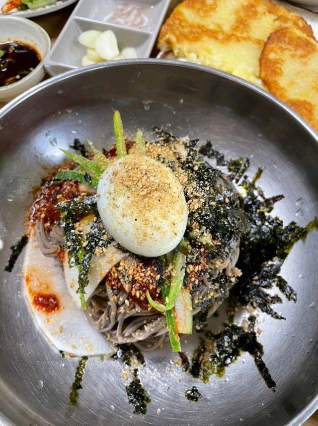 오션월드 부근 홍천맛집 금수강산막국수🌿