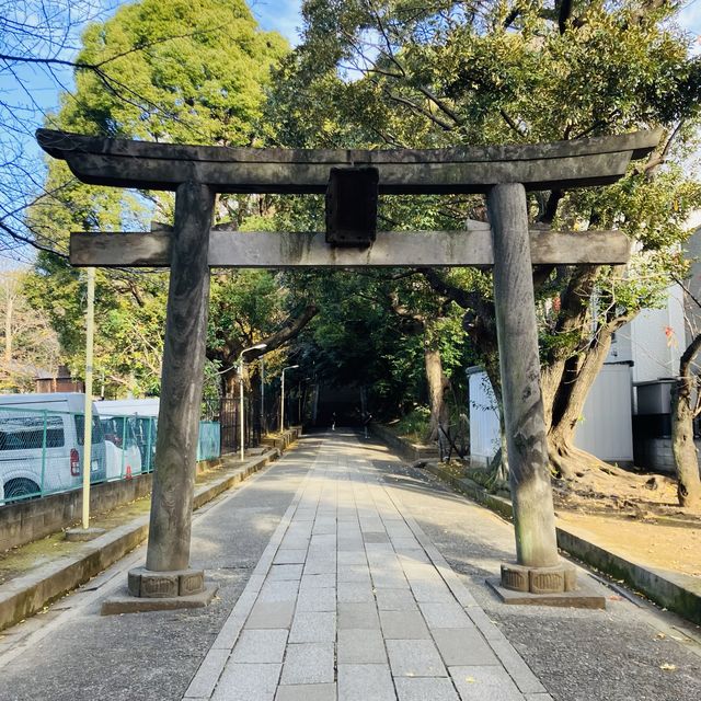 参道の途中にある公園 - 氷川の杜公園 -
