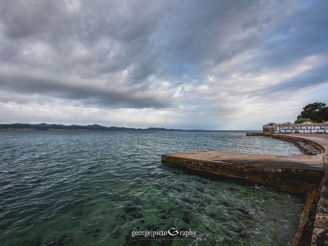 Sand Kicking at Kolovare Beach@Zadar, Croatia