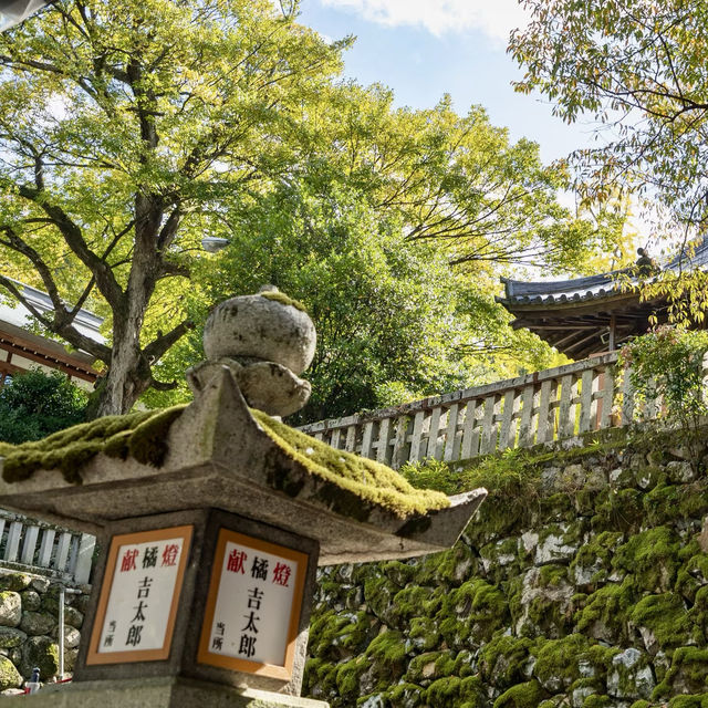 The shrine of Momotaro, the peach boy